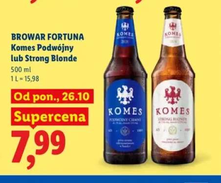 Piwo Komes Strong Blonde +1 wariant