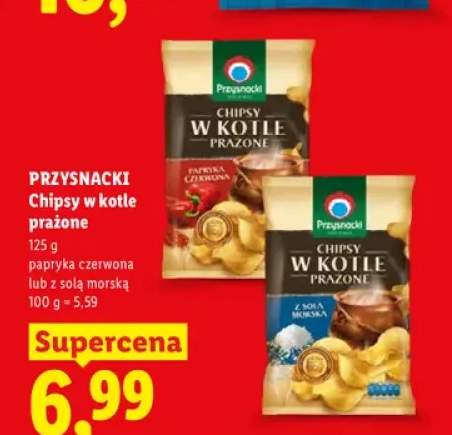 Chipsy w kotle prażone papryka czerwona Przysnacki +1 wariant