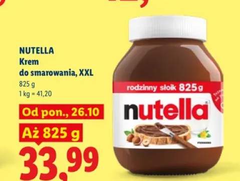 Krem do smarowania XXL Nutella