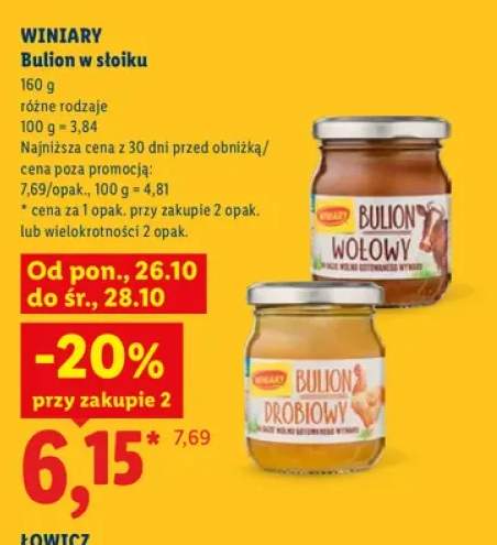Bulion wołowy w słoiku Winiary +1 wariant