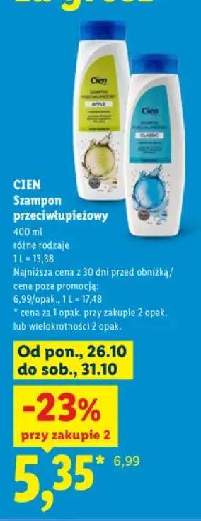 Szampon przeciwłupieżowy Apple Cien +1 wariant