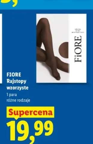 Rajstopy wzorzyste Fiore