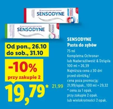 Pasta do zębów Sensodyne Kompletna Ochrona+ +1 wariant