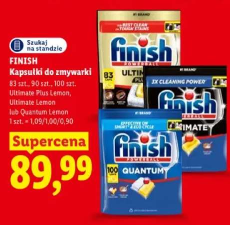Kapsułki do zmywarki Ultimate Plus Lemon Finish +2 warianty
