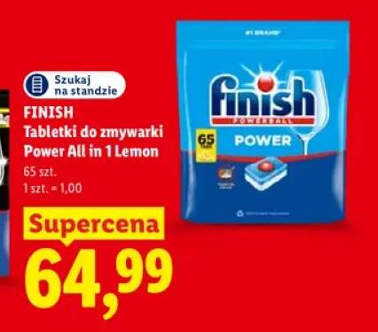 Tabletki do zmywarki Power All in 1 Lemon Finish