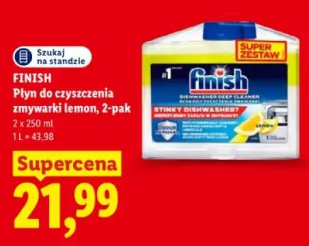 Płyn do czyszczenia zmywarki lemon 2-pak Finish