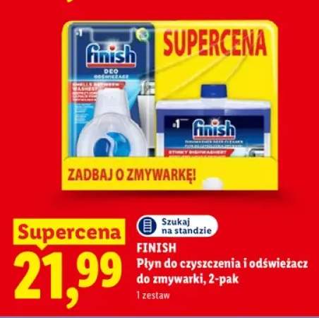 Płyn do czyszczenia i odświeżacz do zmywarki 2-pak Finish