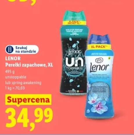 Perełki zapachowe XL unstoppable Lenor +1 wariant