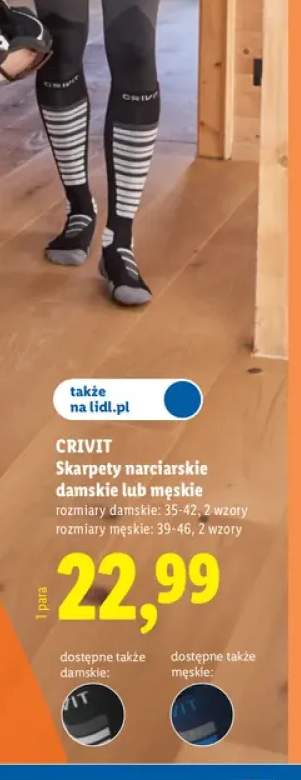 Skarpety narciarskie damskie Crivit +1 wariant