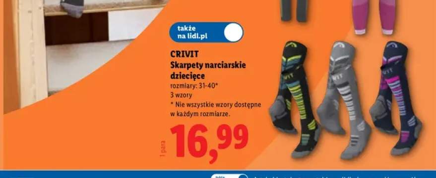 Skarpety narciarskie dziecięce Crivit