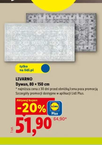Dywan 80x150 cm Livarno