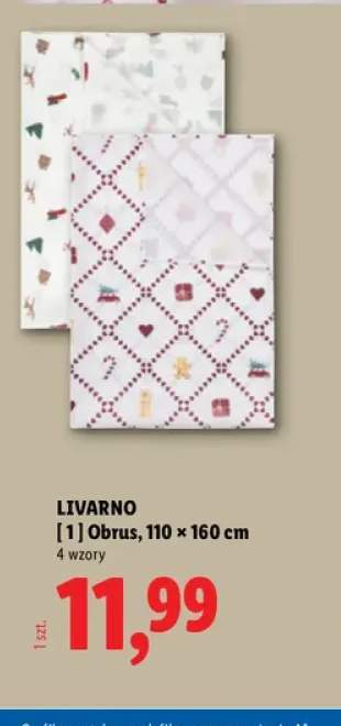 Obrus 110x160 cm Livarno