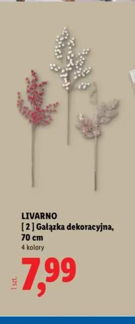 Gałązka dekoracyjna 70 cm Livarno
