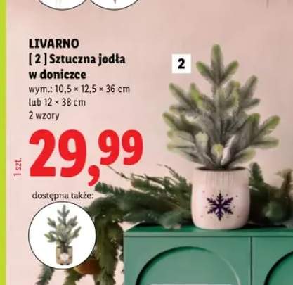 Sztuczna jodła w doniczce Livarno