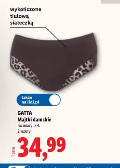 Majtki damskie Gatta