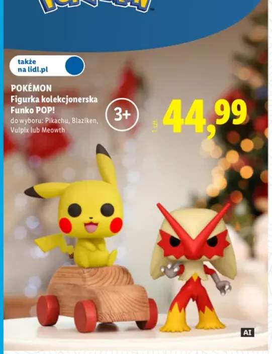 Figurka kolekcjonerska Funko POP! Pikachu Pokémon +3 warianty