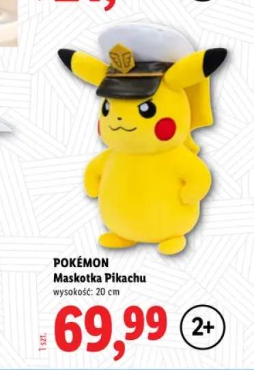 Maskotka Pikachu 20 cm Pokémon