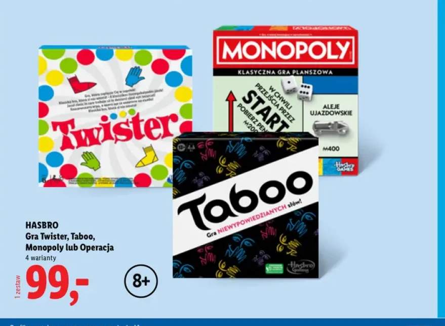 Gra Twister Hasbro +3 warianty