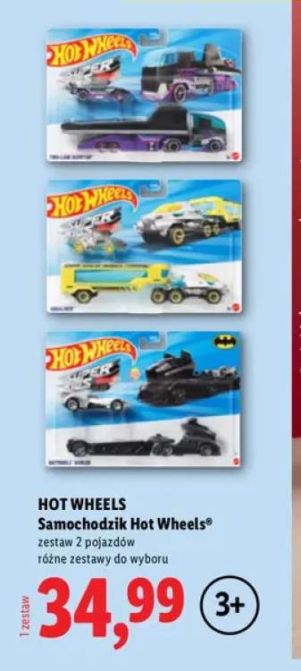 Samochodzik Hot Wheels zestaw 2 pojazdów