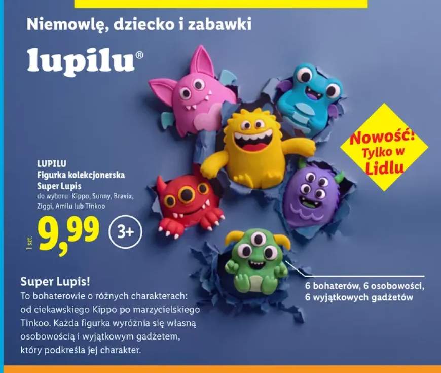 Figurka kolekcjonerska Super Lupis Kippo Lupilu +5 wariantów