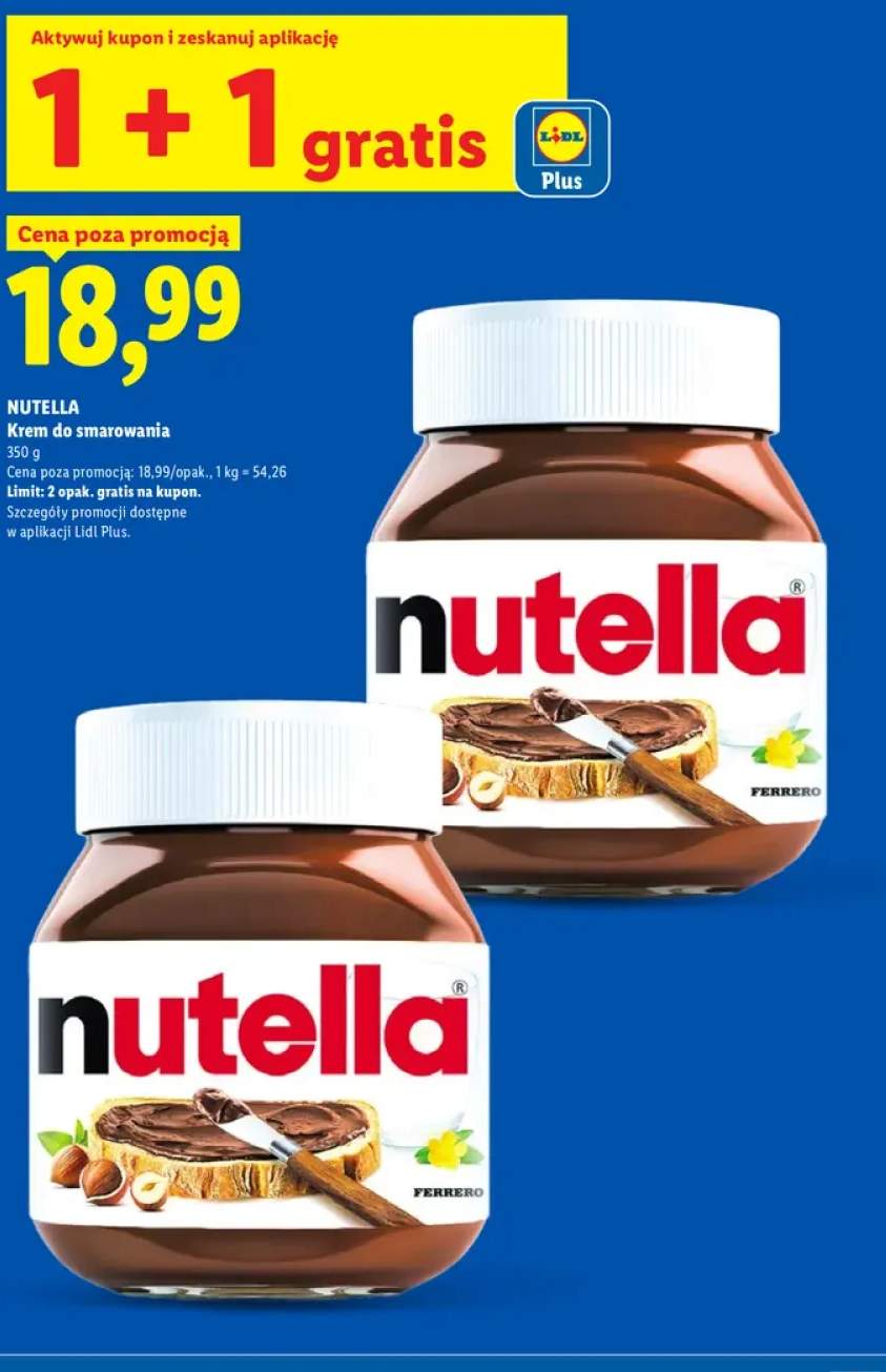 Krem do smarowania Nutella