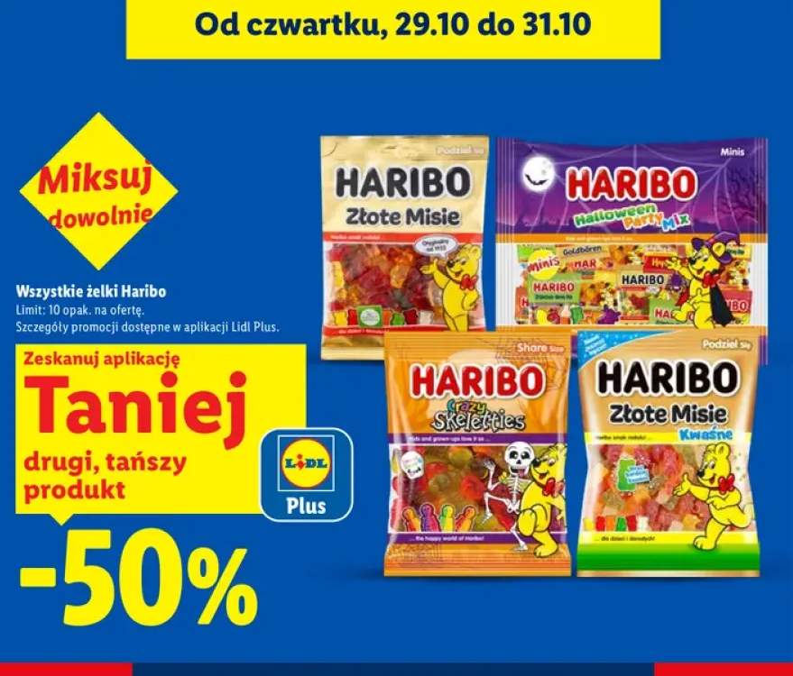 Żelki Haribo +4 warianty
