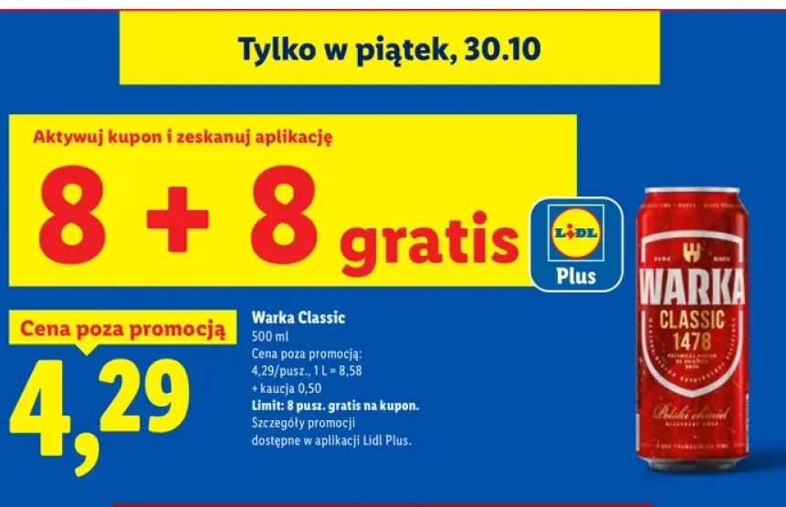 Piwo Warka Classic