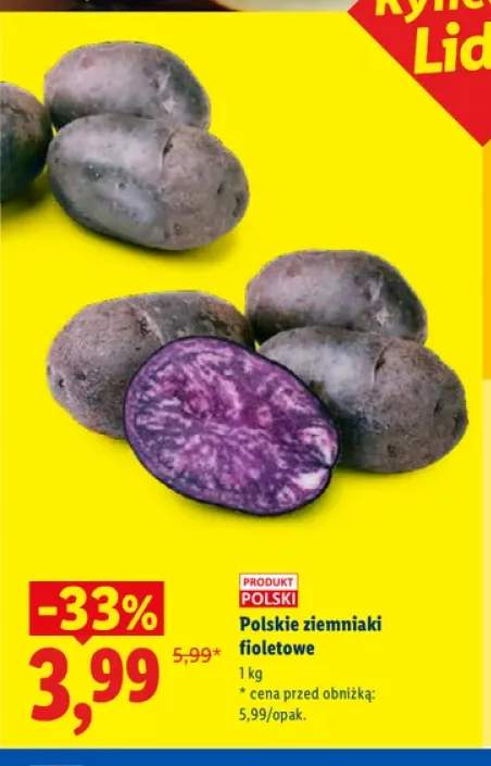 Ziemniaki fioletowe polskie