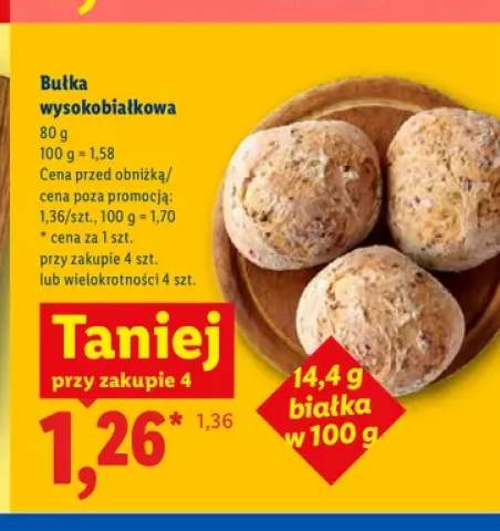 Bułka wysokobiałkowa