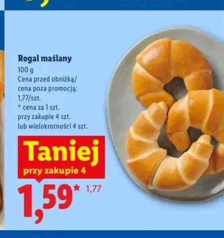 Rogal maślany Piekarnia Lidla