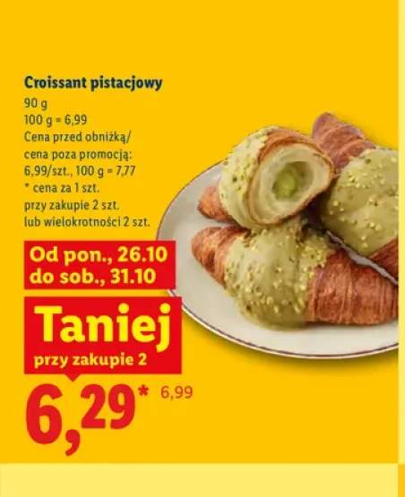 Croissant pistacjowy