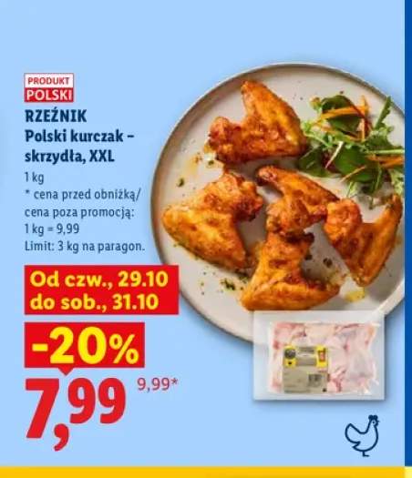Polski kurczak skrzydła XXL Rzeźnik