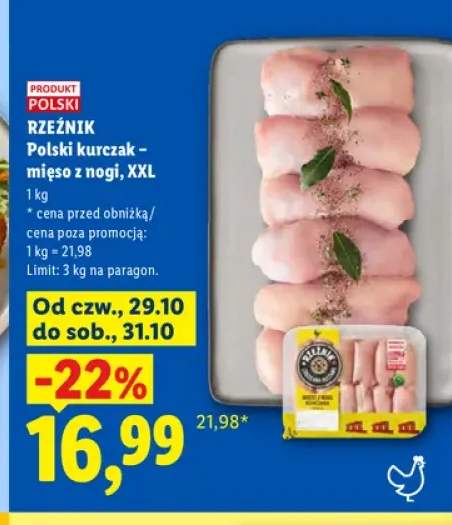 Polski kurczak mięso z nogi XXL Rzeźnik