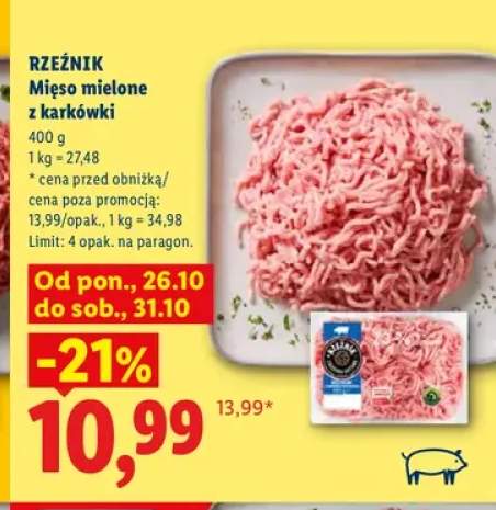 Mięso mielone z karkówki Rzeźnik