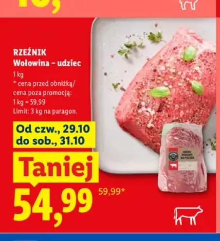 Wołowina udziec Rzeźnik
