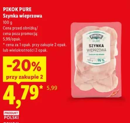 Szynka wieprzowa Pikok Pure