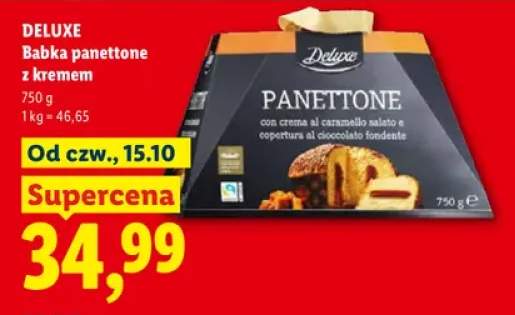 Babka panettone z kremem Deluxe