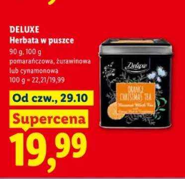 Herbata w puszce pomarańczowa Deluxe +2 warianty