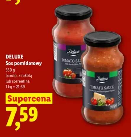 Sos pomidorowy barolo Deluxe +2 warianty