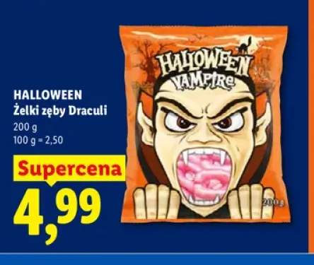 Żelki zęby Draculi Halloween
