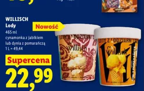 Lody cynamonka z jabłkiem Willisch +1 wariant
