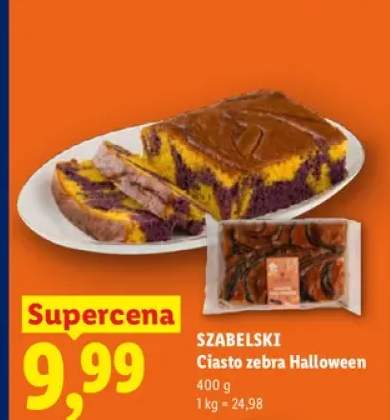 Ciasto zebra Halloween Szabelski