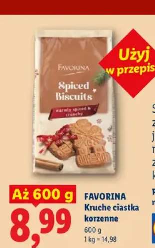 Kruche ciastka korzenne Favorina
