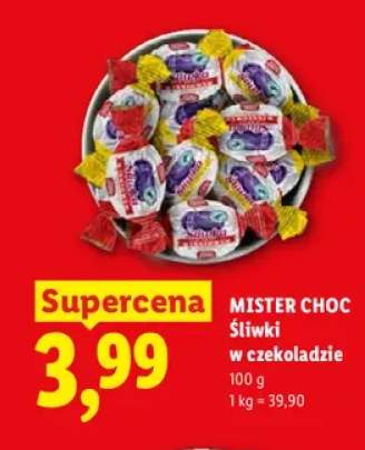 Śliwki w czekoladzie Mister Choc