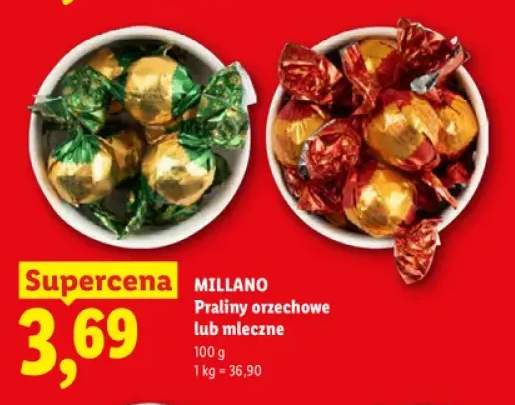 Praliny orzechowe Millano +1 wariant