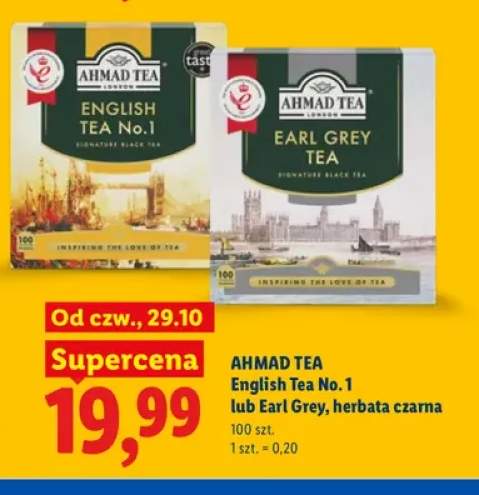 Herbata czarna English Tea No. 1 Ahmad +1 wariant