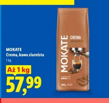 Kawa ziarnista Mokate Crema
