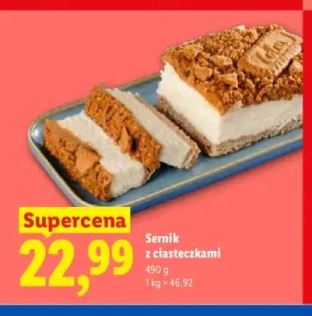 Sernik z ciasteczkami