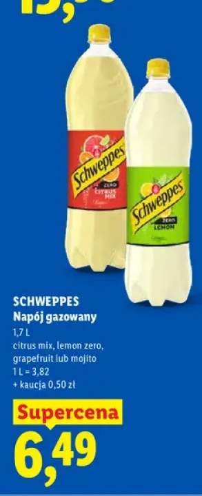 Napój gazowany Schweppes citrus mix +3 warianty