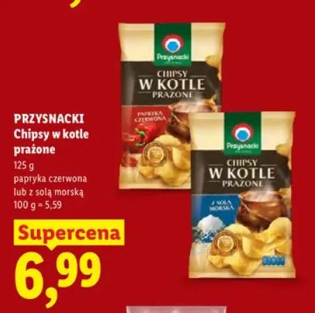Chipsy w kotle prażone Przysnacki z solą morską +1 wariant